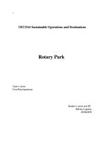 Referāts 'Park Sustainable Operations and Destinations', 1.