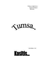 Referāts 'Grupa "Tumsa"', 3.