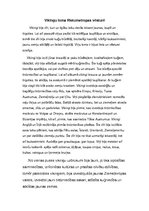 Eseja 'Vikingu loma Rietumeiropas vēsturē', 1.