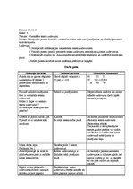 Paraugs 'Stundas konspekts matemātikā 3.klasei', 1.