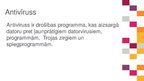 Prezentācija 'Antivīrusi un ugunsmūri', 2.