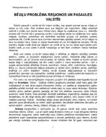 Referāts 'Bēgļu problēma reģionos un pasaules valstīs', 1.