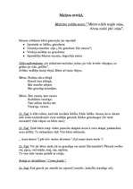 Konspekts 'Scenārijs "Maizes svētki"', 1.