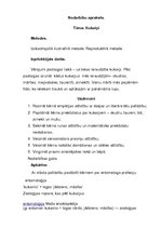 Konspekts 'Īss ieskats visās nodarbībās dažāda vecuma bērniem. Kukaiņi', 1.