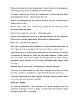 Eseja 'Mobile phones at school: useful tool or distraction?', 8.