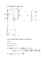 Paraugs 'Statiski nenoteicama rāmja aprēķins ar spēku metodi', 3.