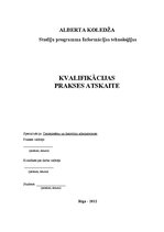 Prakses atskaite 'Kvalifikācijas prakse uzņēmumā SIA "UCS"', 1.