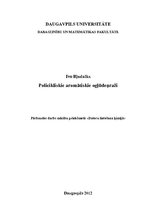 Konspekts 'Policikliskie aromātiskie ogļūdeņraži', 1.