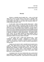 Eseja 'Recenzija', 1.