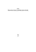 Referāts 'Komunisma ietekme uz politisko kultūru Latvijā', 1.