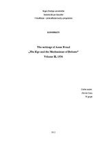 Konspekts 'Konspekts par Annas Freidas grāmatu "Ego un aizsarzības mehānismi"', 1.