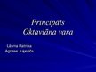 Prezentācija 'Principāts', 1.