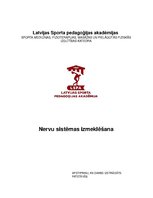 Konspekts 'Nervu sistēmas izmeklēšana', 1.