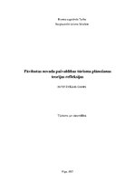 Konspekts 'Tūrisma plānošana un vadība. Pāvilostas novada pašvaldības tūrisma plānošanas te', 1.