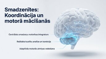 Prezentācija 'Smadzenītes: koordinācija un motorā mācīšanās', 1.