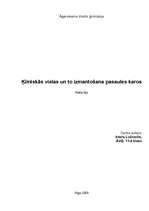 Referāts 'Ķīmiskās vielas un to izmantošana pasaules karos', 1.