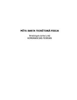 Referāts 'Mīts: Barta teorētiskā pieeja', 1.