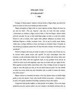 Konspekts 'Aleksandrs Grīns "Dvēseļu putenis", 1.daļa', 1.