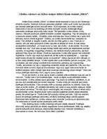 Eseja 'Cilvēku rakstura un rīcības maiņas Albēra Kamī romānā "Mēris"', 1.