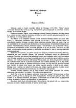 Eseja 'Mišels de Monteņs "Esejas"', 1.