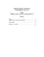 Referāts 'Mācību satura izveides pamatprasības', 1.