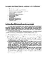 Konspekts 'Latvijas Republikas (1918-1940) tiesības', 1.