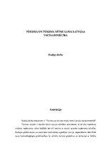 Diplomdarbs 'Tūrisma un tūrisma mītņu loma Latvijas tautsaimniecībā', 1.