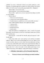 Diplomdarbs 'Tūrisma un tūrisma mītņu loma Latvijas tautsaimniecībā', 4.