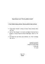 Konspekts 'Politikas teorijas priekšmets. Rietumu politiskās domas aizsākumi', 1.