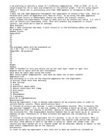 Konspekts 'An experiment to look at the effect of 1 factor on an enzyme', 2.