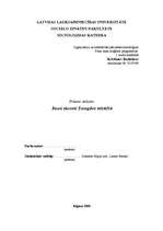 Prakses atskaite 'Jauni akcenti Zemgales attīstībā', 1.