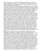 Eseja 'The Advantages of Incumbency', 1.