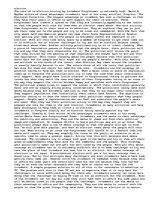 Eseja 'The Advantages of Incumbency', 2.