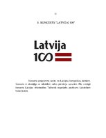 Konspekts 'Desmit kultūras pasākumi, kas veltīti Latvijas simtgadei', 12.