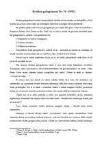 Konspekts 'Kritikas gadagrāmata Nr.19', 1.