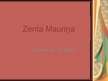 Prezentācija 'Zenta Mauriņa', 1.