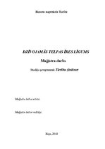 Diplomdarbs 'Dzīvojamās telpas īres līgums', 1.