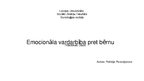Prezentācija 'Emocionāla vardarbība pret bērnu', 1.