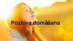 Prezentācija 'Pozitīva domāšana', 1.