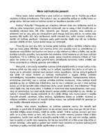 Eseja 'Mans ceļš kultūras pasaulē', 1.