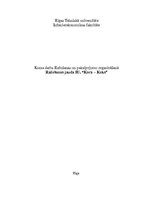 Referāts 'Ražošanas jauda IU "Kora - Koks"', 1.