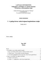 Referāts '5-6 gadīgu bērnu vārdu krājuma bagātināšana rotaļās', 1.