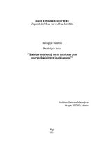 Eseja 'Latvijas iedzīvotāji un to attieksme pret energoefektivitātes jautājumiem', 1.