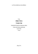 Eseja 'Jūlijs Feders, glezna "Gaujas leja"', 1.