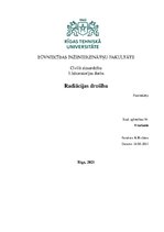 Konspekts 'Radiācijas drošība', 1.