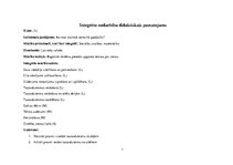 Prakses atskaite 'Integrēto nodarbību didaktiskais pamatojums', 1.