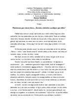 Eseja 'Pārdomas par nāves tēmu Seneka darbā "Vēstules Lucīlijam par ētiku"', 1.