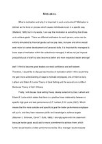 Eseja 'Motivation Essay', 1.