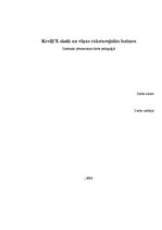 Referāts 'Kreiļi X skolā un viņus raksturojošās iezīmes', 1.
