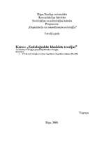 Konspekts 'F.Tennīsa socioloģija', 1.